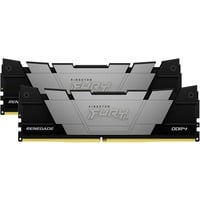 Kingston FURY FURY 64GB 3600MT/s DDR4 CL18 DIMM (Kit da 2) Renegade Black, Memoria Nero, 64 GB, 2 x 32 GB, DDR4, 288-pin DIMM