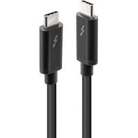 Lindy 41556 Cavo Thunderbolt 1 m 20 Gbit/s Nero Nero, Maschio, Maschio, 1 m, 20 Gbit/s, Nero, 60 W