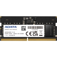 ADATA Premier memoria 32 GB 1 x 32 GB DDR5 262-pin SO-DIMM Nero, 32 GB, 1 x 32 GB, DDR5, 4800 MHz, 262-pin SO-DIMM