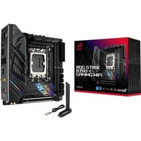 ASUS ROG STRIX B760-I GAMING WIFI Intel B760 LGA 1700 mini ITX, Scheda madre Nero, Intel, LGA 1700, Intel® Celeron®, Intel® Core™ i3, Intel® Core™ i5, Intel® Core™ i7, Intel® Core™ i9,..., LGA 1700, DDR5-SDRAM, 64 GB