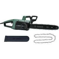 Bosch Motosega elettrica UniversalChain 35, con 2 catene, Sega a catena verde/Nero