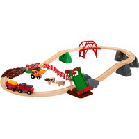 BRIO 7312350339840 pista giocattolo Plastica, Legno, Ferrovia Ragazzo/Ragazza, 3 anno/i, Veicolo incluso, Stilo AA, Plastica, Legno, Multicolore
