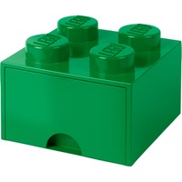 Room Copenhagen 4-Stud Storage Brick DrawerDark Green Scatola porta giocattoli Libera installazione Verde, Scatola di immagazzinaggio verde, Scatola porta giocattoli, Verde, Libera installazione, Monocromatico, Rettangolare, Polipropilene (PP)