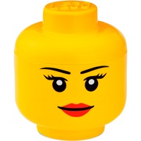 Room Copenhagen LEGO Iconic Storage Head, Scatola di immagazzinaggio giallo