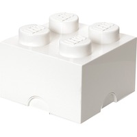 Room Copenhagen Storage Brick 4White Scatola porta giocattoli Libera installazione Bianco, Scatola di immagazzinaggio bianco, Scatola porta giocattoli, Bianco, Libera installazione, Monocromatico, Rettangolare, Polipropilene (PP)