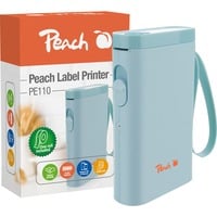 Peach PE110 stampante per etichette (CD) Termica diretta 203 x 203 DPI 60 mm/s Wireless Bluetooth blu, Termica diretta, 203 x 203 DPI, 60 mm/s, Wireless, Blu