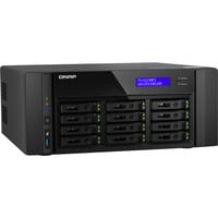 QNAP TS-h1290FX NAS Tower EPYC 7232P 64 GB DDR4 0 TB QuTS hero Nero NAS, Tower, EPYC, 7232P, 64 GB, DDR4