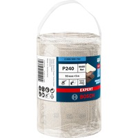 Bosch Expert Abrasivo a rete in rotolo M480, Foglio abrasivo Rotolo di carta vetrata, Grana extra fine, P240, Lavoro di finitura, Sverniciatura, Legno, Beige