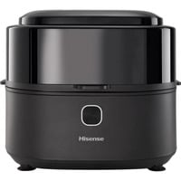 Hisense HAF1350DR Singolo 6,7 L Indipendente 1350 W Friggitrice ad aria calda Nero Nero, Friggitrice ad aria calda, 6,7 L, 80 °C, 200 °C, 60 min, Singolo
