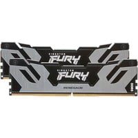 Kingston FURY FURY 64GB 6400MT/s DDR5 CL32 DIMM (Kit da 2) Renegade Silver XMP, Memoria Nero, 64 GB, 2 x 32 GB, DDR5, 288-pin DIMM