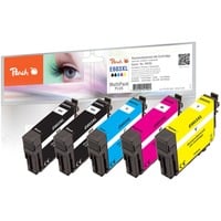 Peach PI200-862 cartuccia d'inchiostro 5 pz Compatibile Resa elevata (XL) Nero, Ciano, Magenta, Giallo Resa elevata (XL), Nero, Ciano, Magenta, Giallo, 11 ml, 6 ml, 5 pz, 775 pagine