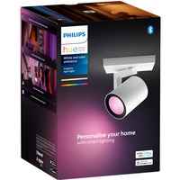 Philips Hue Faretto singolo Argenta, Luce LED bianco, Philips Hue White and Color ambiance Faretto singolo Argenta, Bluetooth/Zigbee, Bianco, LED, Metallo, Multi, 2000 K