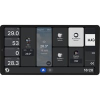 Shelly Wall Display X2i, Pannello di controllo Nero