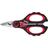 Wiha Forbici per elettricista Nero/Rosso