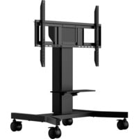 iiyama MD CAR1021-B1 Supporti a parete per TV 2,18 m (86") Pavimento Nero, Stand Nero, Libera installazione, 100 kg, 109,2 cm (43"), 2,18 m (86"), 800 x 600 mm, Nero