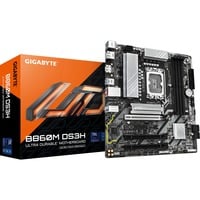 GIGABYTE B860M DS3H Scheda madre - CPU Intel Core Ultra, VRM a 5+1+2+1 fasi, fino a 9066MHz DDR5, 1xPCIe 5.0 + 1xPCIe 4.0 M.2, LAN 2,5 GbE, USB 3.2 Gen 2 VRM a 5+1+2+1 fasi, fino a 9066MHz DDR5, 1xPCIe 5.0 + 1xPCIe 4.0 M.2, LAN 2,5 GbE, USB 3.2 Gen 2, Intel, LGA 1851 (Socket V1), Intel Core Ultra (Serie 1), Intel Core Ultra (Series 2), LGA 1851, DDR5-SDRAM, 256 GB