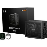 be quiet! Dark Power 14 1000 W - 80 Plus Titanium alimentatore per computer 20+4 pin ATX ATX Nero, Alimentatore PC Nero, 1000 W, 100 - 240 V, 1100 W, 50/60 Hz, 10 A, 5 A
