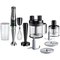 Braun MultiQuick 9 MQ 9187XLI 0,6 L Frullatore ad immersione 1200 W Nero, Acciaio inox, Frullatore a immersione accaio/Nero, Frullatore ad immersione, 0,6 L, Funzione PULSE, Tritaghiaccio, 1200 W, Nero, Acciaio inox