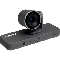 Lindy Telecamera PTZ 4K, Webcam Nero