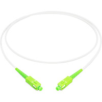 Digitus Cavo patch in fibra ottica simplex, rinforzato in acciaio, monomodale, SC/APC > SC/APC bianco