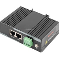 Digitus Iniettore PoE+ Ethernet industriale G 60 W grigio