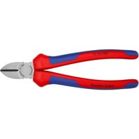 KNIPEX 70 02 180 Pinze da taglio diagonale pinza, Pinze di taglio blu, Pinze da taglio diagonale, Acciaio al cromo vanadio, Plastica, Blu/Rosso, 18 cm, 252 g