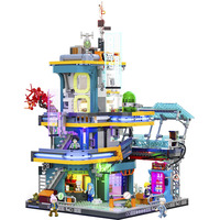 Lumibricks Cyberpunk Neoncity - Appartamento, Giochi di costruzione 