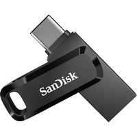 SanDisk Ultra Dual Drive Go unità flash USB 32 GB USB Type-A / USB Type-C 3.2 Gen 1 (3.1 Gen 1) Nero, Chiavetta USB Nero, 32 GB, USB Type-A / USB Type-C, 3.2 Gen 1 (3.1 Gen 1), 150 MB/s, Girevole, Nero