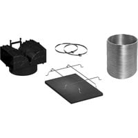 Siemens LZ11GKU13 accessorio per cappa Kit di riciclaggio della cappa da cucina, Set di conversione Kit di riciclaggio della cappa da cucina, Nero, Argento, Siemens, 600 g, 263 mm, 314 mm