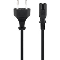 goobay NK 104 S-180 Nero 1,8 m, Cavo Nero, 1,8 m