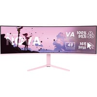 Arozzi Nova 49TUW165, Monitor di gioco fucsia