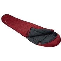 High Peak Sacco a pelo a mummia TR 400 rosso scuro/grigio
