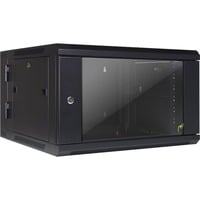 Inter-Tech SMB-6606 6U Da parete Nero, IT armadio Nero, Da parete, 6U, 40 kg, Lucchetti, 20 kg, Nero