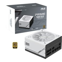 ASUS Prime AP-750G alimentatore per computer 750 W 20+4 pin ATX ATX Nero, Bianco, Alimentatore PC bianco, 750 W, 100 - 240 V, Attivo, 110 W, 744 W, 110 W