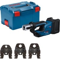 Bosch Utensile da pressatura a batteria GPT 18V-19 Professional solo, 18Volt, Kit SV, Macchina della pressa blu