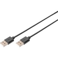Digitus Cavo di collegamento USB 2.0 USB-A (spina) > USB-A (spina) Nero