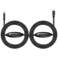 Lindy 43098 cavo USB USB 3.2 Gen 1 (3.1 Gen 1) 10 m USB A USB B 5 Gbit/s Nero Nero, 10 m, USB A, USB B, USB 3.2 Gen 1 (3.1 Gen 1), 5 Gbit/s, Nero