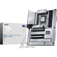 MSI PRO Z890-S WIFI PZ scheda madre Intel Z890 LGA 1851 (Socket V1) ATX bianco/Argento, Intel, LGA 1851 (Socket V1), Intel Core Ultra (Series 2), LGA 1851, 256 GB, DDR5-SDRAM