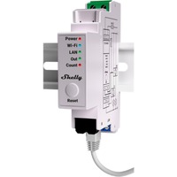Shelly PRO EM - 2x 50A, Relè bianco