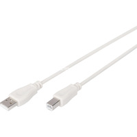 Digitus Cavo di collegamento USB 2.0 USB-A (spina) > USB-B (spina) beige