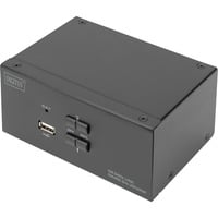 Digitus Switch KVM DisplayPort 2x 1 Nero