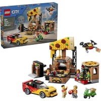 LEGO Esperienza di consegna pizza in città con veicoli, Giochi di costruzione 