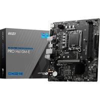 MSI PRO H610M-E scheda madre Intel H610 LGA 1700 micro ATX Intel, LGA 1700, Intel® Celeron®, Intel® Core™ i3, Intel® Core™ i5, Intel® Core™ i7, Intel® Core™ i9,..., LGA 1700, DDR5-SDRAM, 96 GB