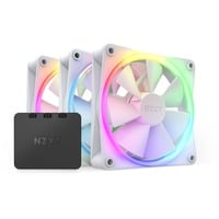 NZXT F120 RGB Triple Pack Case per computer Ventilatore 12 cm Bianco 3 pz, Ventola bianco, Ventilatore, 12 cm, 500 Giri/min, 1800 Giri/min, 27,5 dB, 50,18 pdc/min