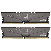 Team Group T-FORCE TTCED464G3600HC18JDC01 memoria 64 GB 2 x 32 GB DDR4 3600 MHz Nero, 64 GB, 2 x 32 GB, DDR4, 3600 MHz, 288-pin DIMM, Grigio, Titanio