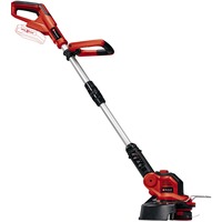 EINHELL GE-CT 18/28 Li-Solo 28 cm Batteria Nero, Rosso, Tagliabordi rosso/Nero, Tagliabordi, 28 cm, Impugnatura a D con avvolgimento filo, 1,6 mm, 5 m, 8000 Giri/min