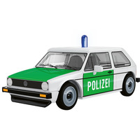 COBI Volkswagen Golf (1974) Polizia, Giochi di costruzione bianco