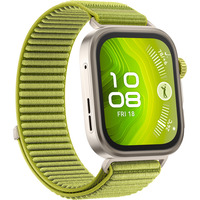 Huawei WATCH FIT 4 Pro, vetro zaffiro, cassa in titanio e cinturino verde. Fino a 10 giorni di autonomia e compatibile con iOS e Android., Smartwatch titanio, vetro zaffiro, cassa in titanio e cinturino verde. Fino a 10 giorni di autonomia e compatibile con iOS e Android., 4,62 cm (1.82"), AMOLED, Touch screen, GPS (satellitare), 30,4 g