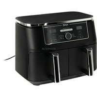 Ninja Foodi MAX Friggitrice ad aria a doppia zona AF400EU, Friggitrice ad aria calda Nero