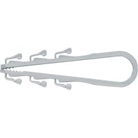 fischer Anello per cavi Steckfix SF plus LS 3/13, Fascetta stringitubo grigio chiaro
